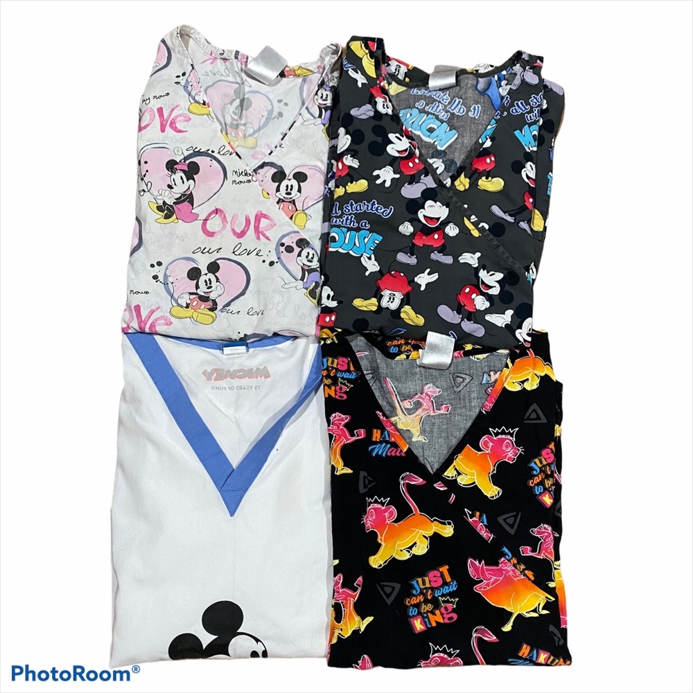 Disney Scrub Top Bundle